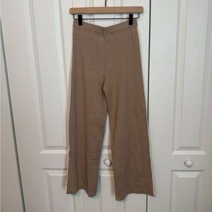 Crescent Beige Knit Pants
